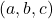 \left(a,b,c\right)