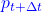 \color{blue}p_{t+\Delta t}
