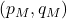 \left(p_M, q_M\right)