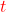 \color{red}t