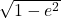 \sqrt{1-e^2}