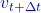 \color{blue}v_{t+\Delta t}