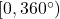 \left[0, 360^{\circ})